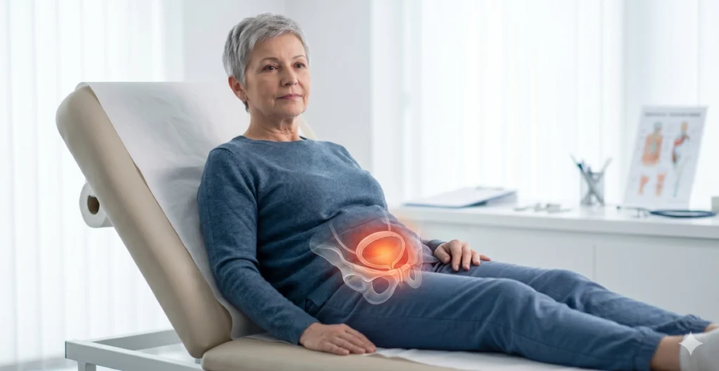 Clinical visualization of an inflamed bladder in a case study of acupuncture for Interstitial Cystitis