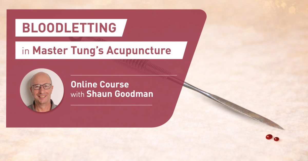 Bloodletting in Master Tung’s Acupuncture